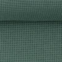 Waffelstrick Jersey / Waffeljersey / Waffelstoff, 100% Baumwolle, smaragd Bild 1