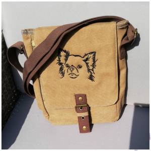 Chihuahua Tasche mit Motiv Chihuahua bestickt Bild 1