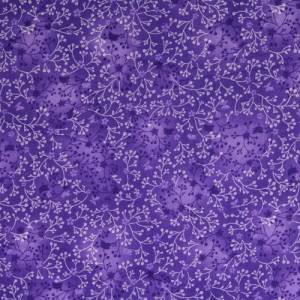 Baumwolle/Webware graphisch, floral lila Bild 1