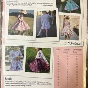 Papier-Schnittmuster Kleine-Ballerina Kleid, Größe 86-152 Bild 2