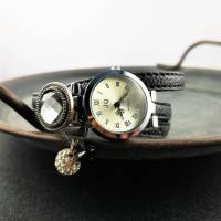 Armbanduhr mit Slider, Wickeluhr, Kunstleder, Bild 3