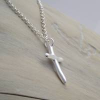 Silberkreuz "Franzi" mit Kette, Kreuz aus Silber, Geschenk zur Kommunion, Konfirmation, Firmung Bild 3