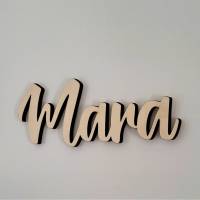 Schriftzug aus Holz mit Namen|Türschild|Namensschild|Kinderzimmer Bild 6