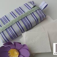 TATÜTA Taschentücher Etui Streifen grün lila Bild 1