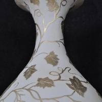 Mäander Blumenvase Barockstil Antik Handbemalt Antikvase Barockvase Retro Vintage Style Medusa Blumenkübel Bild 2