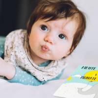 Meilensteinkarten Schwangerschaft und Baby , Fotokarten Set, 2x Drehkarten DIN A5, ideal für Schwangere & Baby Fotos Bild 7
