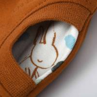 Pumphose mit Taschen in Zimtbraun "Hasen" Baby Frühchen Jungen Mädchen, ab Gr. 38-40 Geschenk Geburt Ostern Bild 2