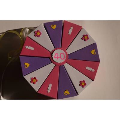 Geldgeschenk, Geschenk zum 40.Geburtstag,Geldgeschenkverpackung,Geschenkschachtel zum Geburtstag, Geburtstagsgeschenk