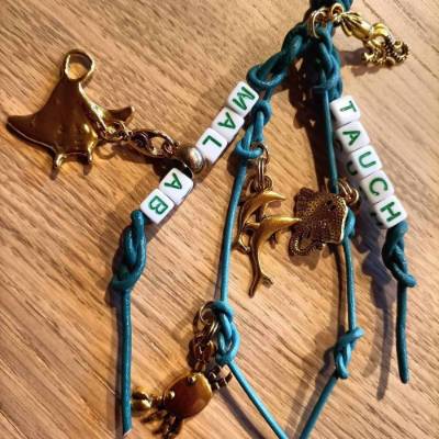 Schlüsselanhänger mit Motto - Tauch mal ab