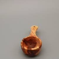 Messlöffel | Mehllöffel | Kaffeelöffel aus Olivenholz | Ø ca. 5 cm | Handmade Bild 3