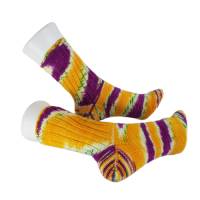 "Maracuja", Wollelfe Merino Deluxe, handgefärbte Socken- und Tuchwolle, 4fädig, 100 g Knäuel Bild 2