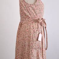 Damen Sommerkleid in Altrosa mit kleine Blümchen Bild 2