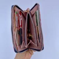 Geldbörse Little Mynta – Portemonnaie mit umlaufendem Reißverschluss - Streublumen - pink Bild 2