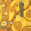 ♕ Jersey Panel Gustv Klimt Jugendstil Stenzo Digital 200x150 cm Lebensbaum ♕ Bild 3