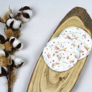 Wiederverwendbare Stilleinlagen aus Baumwolle Musselin Hütchenform, Stillpads Zerowaste, waschbare Stillhelfer umweltfre Bild 5