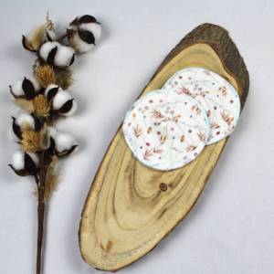 Wiederverwendbare Stilleinlagen aus Baumwolle Musselin Hütchenform, Stillpads Zerowaste, waschbare Stillhelfer umweltfre Bild 8