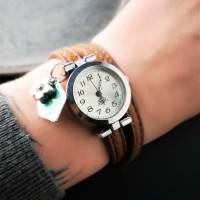 Armbanduhr,Wickeluhr, Damenuhr, Kunstleder,  Auswahl Bild 1