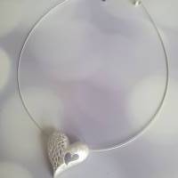 Silberkette mit Herzanhänger Bild 10