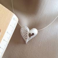 Silberkette mit Herzanhänger Bild 8