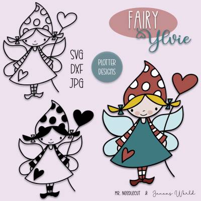 Plotterdatei Janeas World Fairy Ylvie