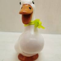 Weisse Ente aus Keramik Bild 4