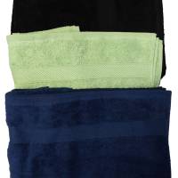 Besticktes Handtuch,  Duschtuch oder SET  Iltis Frettchen  personalisiert Handmad bestickt Bild 4
