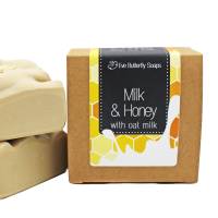 Milchseife "Honey & Milk" | mit Hafermilch, weißer Tonerde und feinem Honigduft Bild 3
