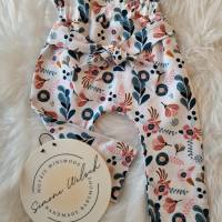 Paperbag Hose mit Schleife, Baby, Kinderhose, Blumen Bild 4