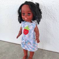 Süßes Kleidchen für Puppen 27 cm mit   Erdbeere  sofort lieferbar !!! Bild 3