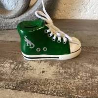 Spardose Schuh - grün/weiß Dino Bild 3