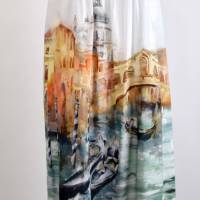 Damen Maxi Sommerkleid | Motiv Venedig | Bild 1
