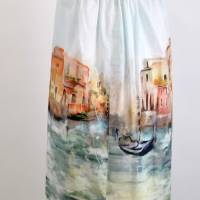 Damen Maxi Sommerkleid | Motiv Venedig | Bild 2