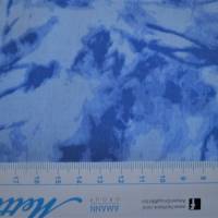 Rest: 2m x 1,44m Viskose leichter Frühjahrs-/Sommerstoff Batik blau (1m/7,-€) Bild 3