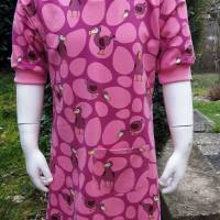 Mädchenkleid Sommerkleid Größe 98 - Dodos rosa beere Bild 2