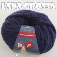 5 Knäuel 250 Gramm RAGAZZA LEI von Lana Grossa in Violettblau Farbe 025 Partie 822309 Bild 1