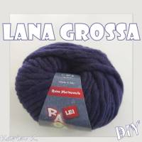 5 Knäuel 250 Gramm RAGAZZA LEI von Lana Grossa in Violettblau Farbe 025 Partie 822309 Bild 2