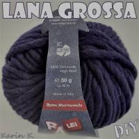5 Knäuel 250 Gramm RAGAZZA LEI von Lana Grossa in Violettblau Farbe 025 Partie 822309 Bild 5