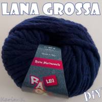 5 Knäuel 250 Gramm RAGAZZA LEI von Lana Grossa in Violettblau Farbe 025 Partie 822309 Bild 9
