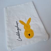 Geschenkesäckchen mit passendem Label für Ostern - LIEBLINGSHASE - in gelb von he-ART by helen hesse Bild 8