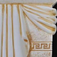 Säule Mäander Style Beistelltisch Handbemalt Marmoriert Dekosäule 100cm Griechische Antik Säule Barock Blumenständer Bild 4