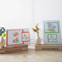 Fotohalter Kartenhalter mit Trockenblumen Memories Bild 1
