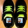 24 Schuhaufkleber | Fußball grün + Schutzfolie  - 3 x 3 cm Bild 3