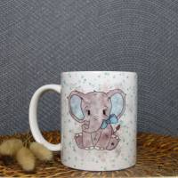 Lieblingsoma mit Elefant, Keramik Tasse, Kaffeetasse 340 ml Bild 8