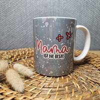 Mama, Muttertag, Keramik Tasse, Kaffeetasse 340 ml Bild 1