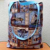 Shopper Bag XL - der ideale Alltagsbegleiter im maritimen Style Bild 2