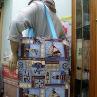 Shopper Bag XL - der ideale Alltagsbegleiter im maritimen Style Bild 6