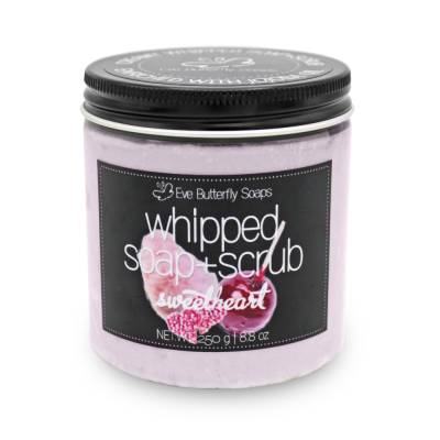 Whipped Soap+Scrub "Sweetheart" - Cremeseife mit Peeling | Dusch Peeling, Zucker Peeling, Zuckerwatte Duft