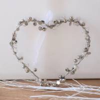 Fensterdeko Herz mit Perlen Bild 3