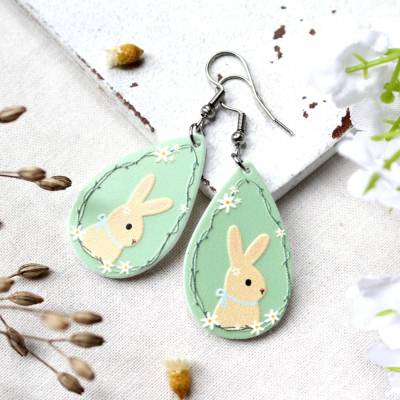 Ohrringe Hase • Ohrschmuck | Geschenke für Frauen | Freundin | Schwester | Mama