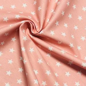 Baumwolle/Webware Petit Stars auf rosa, 1cm Bild 3